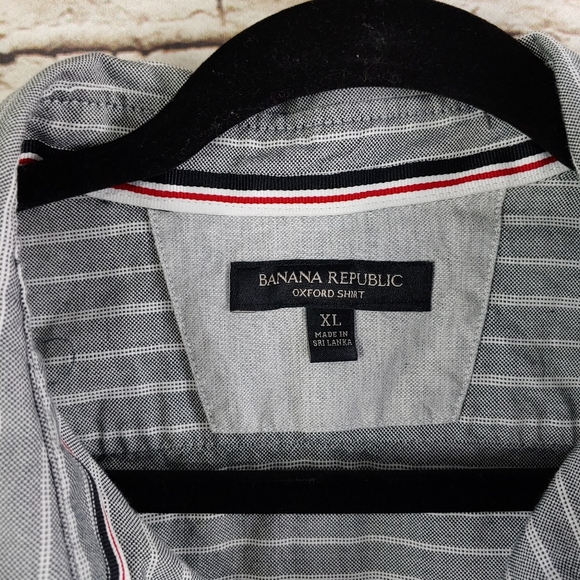 BANANA REPUBLIC OXFORD SHIRT SZ XL - Picture 4 of 7